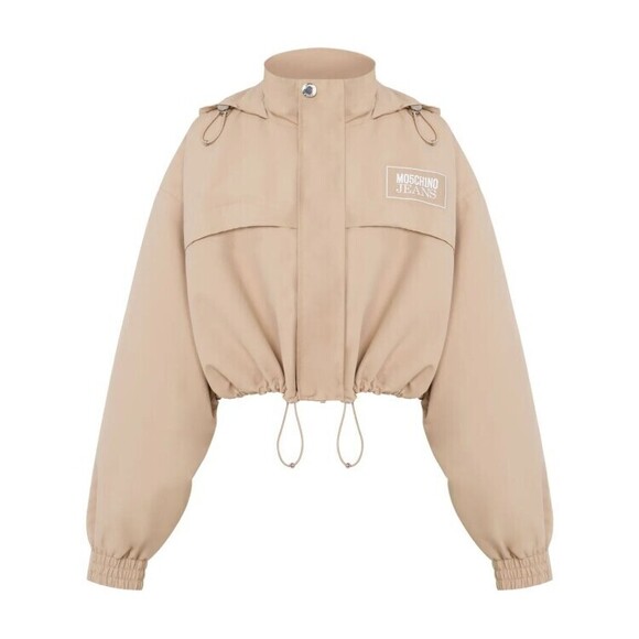 Moschino Jackets & Blazers - Moschino Structured Neutrals Giubbino With Stand Collar - NWT